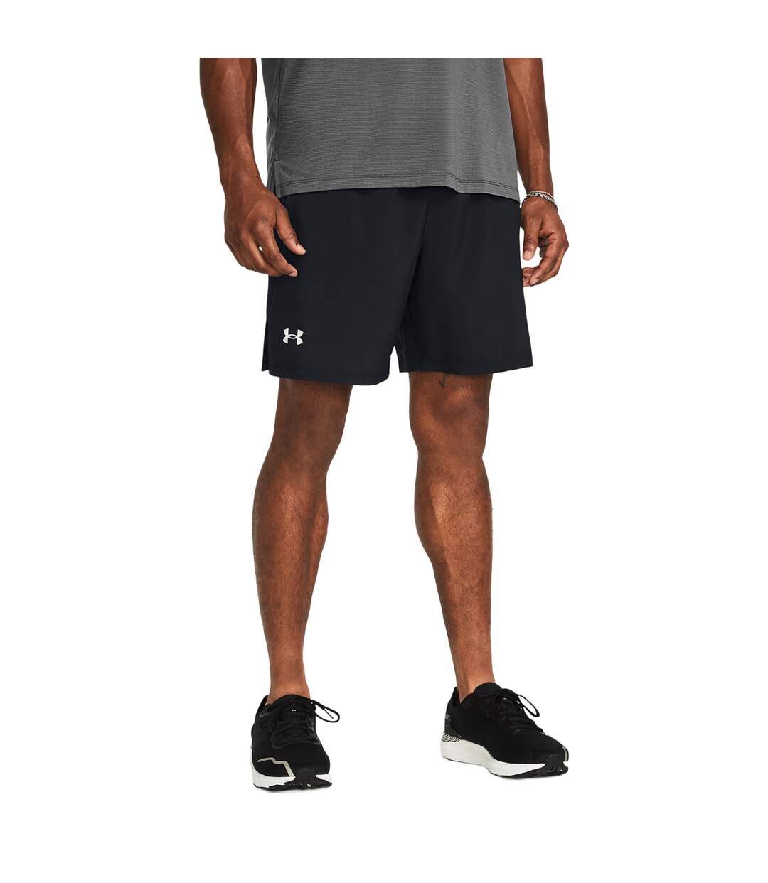 Short launch homme noir / noir brillant Under Armour-3
