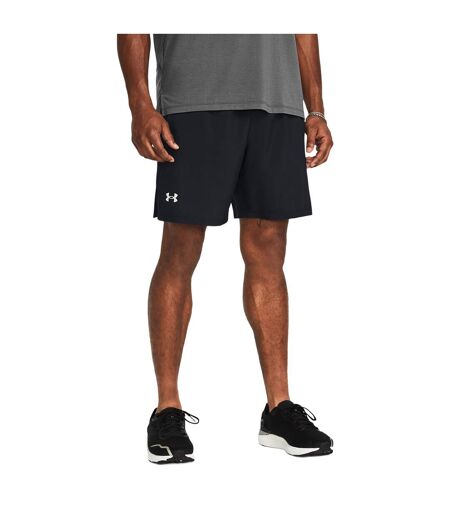 Short launch homme noir / noir brillant Under Armour