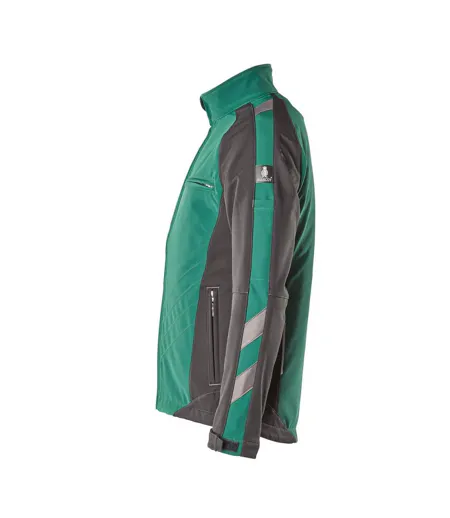 Veste Softshell Unique Dresden Homme Vert Noir Mascot