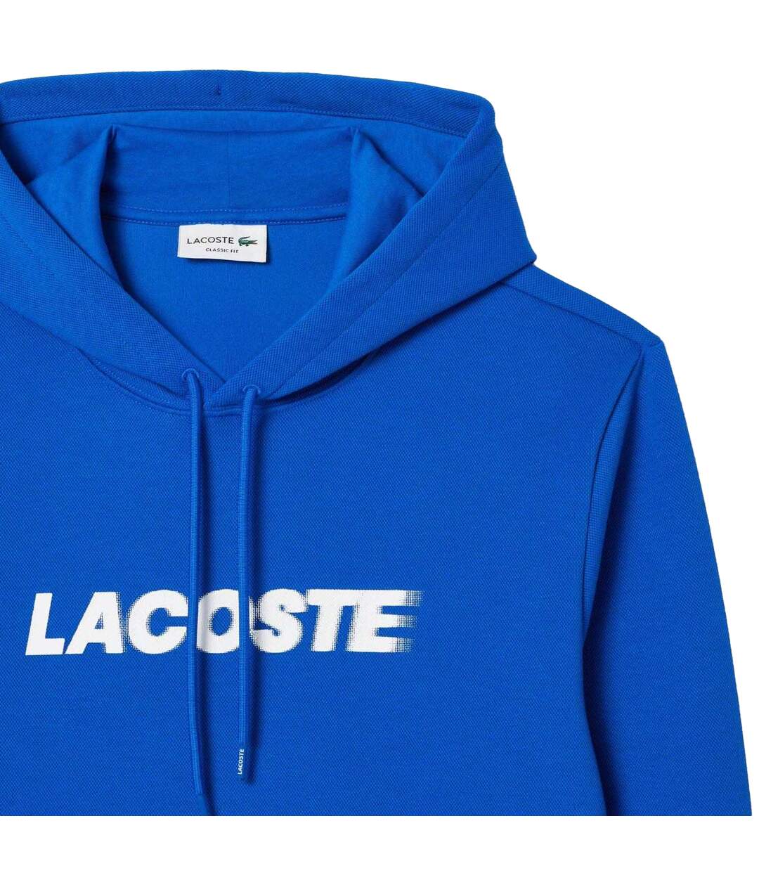 Sweat À Capuche Homme Bleu Lacoste-4