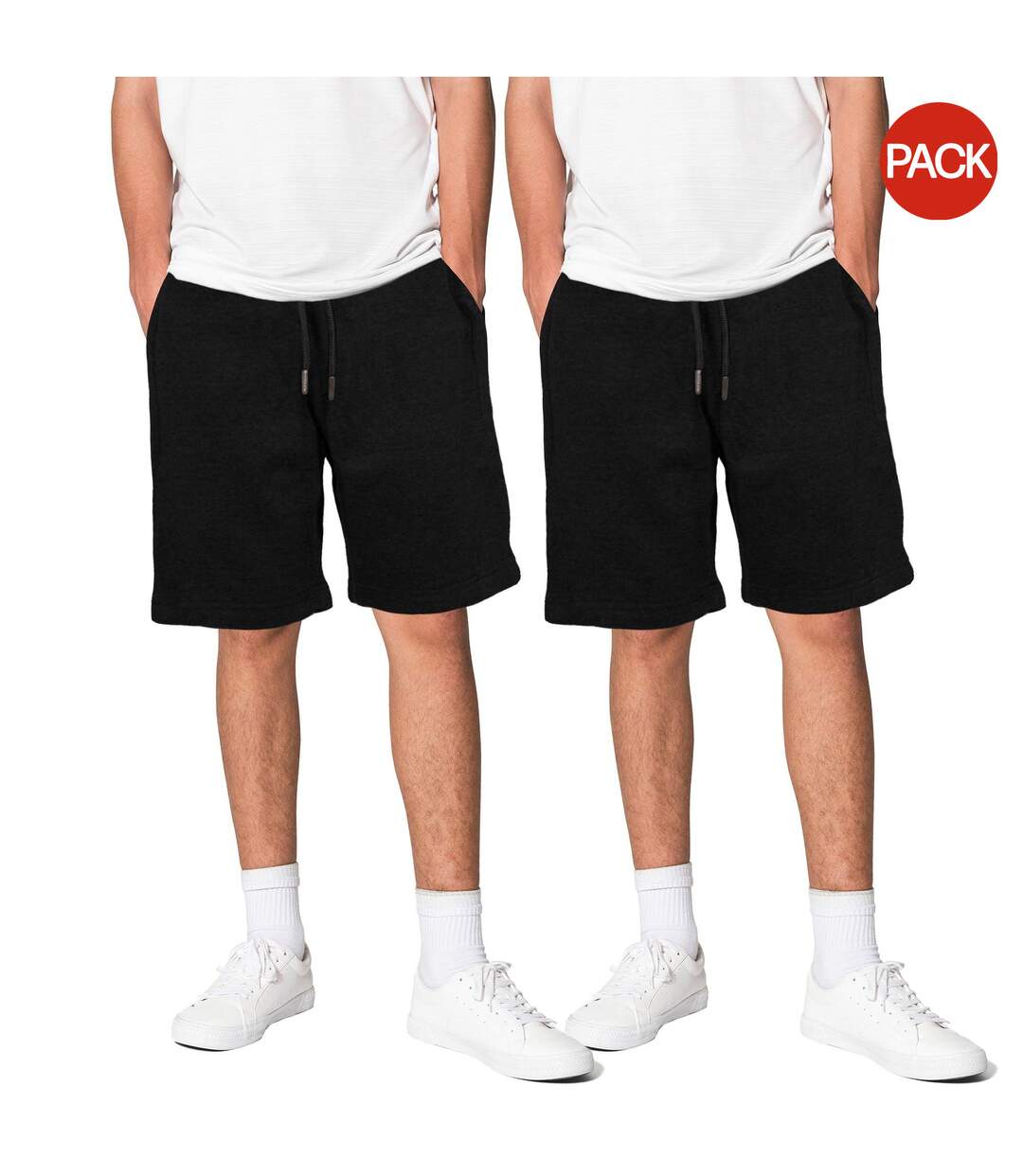 Shorts Homme Noir Keanu-1