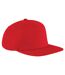 Beechfield Unisex Original Flat Peak Snapback Cap (Classic Red/Classic Red) - UTRW262