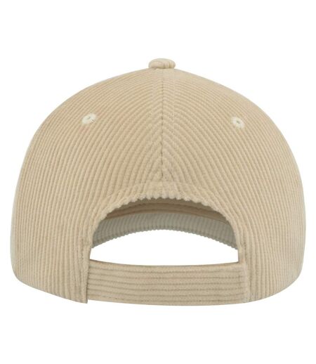 Casquette De Baseball Cordy Beige Gris Atlantis Headwear