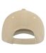 Casquette De Baseball Cordy Beige Gris Atlantis Headwear-2