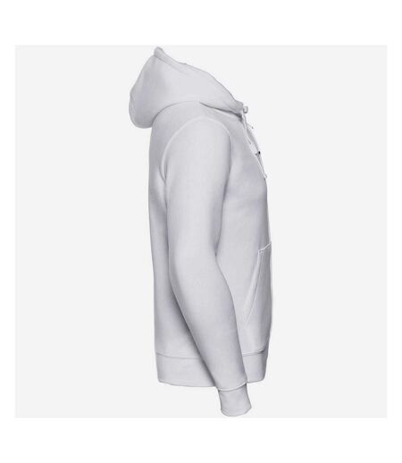 Russell Mens Authentic Full Zip Hooded Sweatshirt/Hoodie (White) - UTBC1499