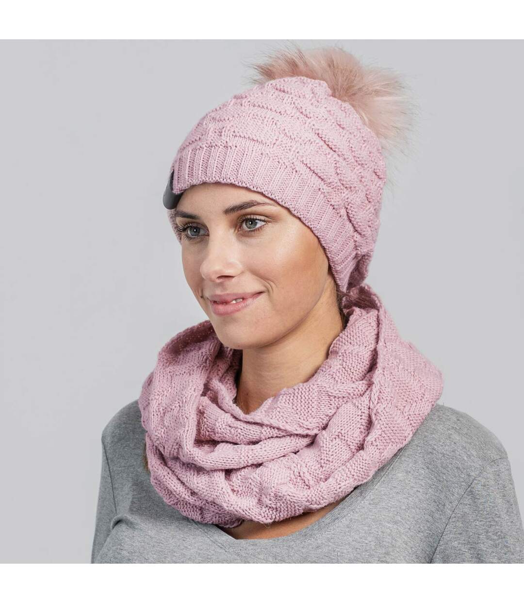 Snood et Bonnet Wiska  - Fabriqué en UE-2