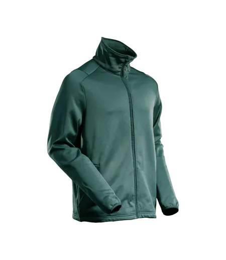Mens Customised Full Zip Fleece Jacket Forest Green Mascot