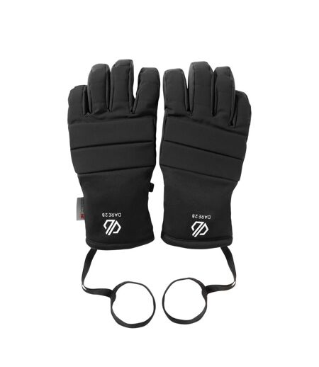 Gants De Ski À Poignets Élastiqués Motif/style Logo Freeride Adulte Noir Dare 2B
