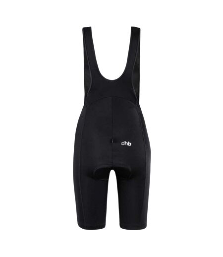 Womens/ladies Plain Cycling Bib Shorts Black Dhb