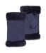 Isotoner Mitaines femme chauds, doublés imitation fourrure, taille unique-3