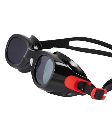 Speedo Unisex Adult Futura Classic Swimming Goggles (Red/Smoke)