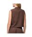 Gilet marron femme pieces pcminni flower-2
