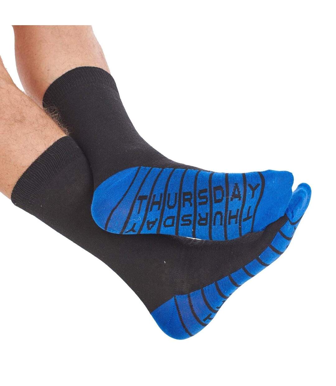 Pack Of 7  Mens Days Of The Week Cotton Socks  Multicoloured Public Dealz-4