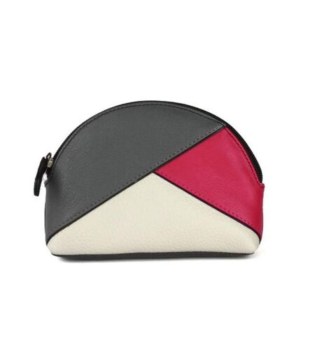 Eastern Counties Leather Womens/Ladies Betsy Coin Purse (Grey/Pink/White) (One Size) - UTEL309