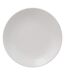 Lot de 6 Assiettes à Dessert Leaf 20cm Blanc-1