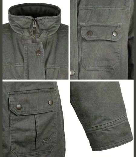 Parka Femme Doublée Grise en Coton Twill – Modèle NEPAL2