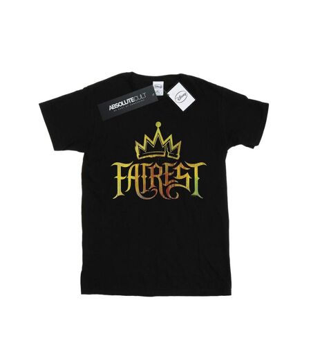 Disney Femme/Les femmes The Descendants Fairest Gold Coton Boyfriend T-Shirt (Noir) - UTBI49812