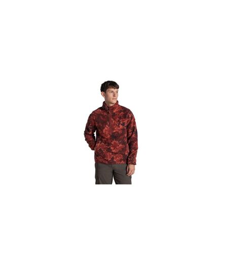 Haut Polaire Motif/style Feuille Tatton Homme Jaspe Rouge Craghoppers