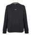 Mens Wesmallcrew Logo Sweatshirt Black Boss-1