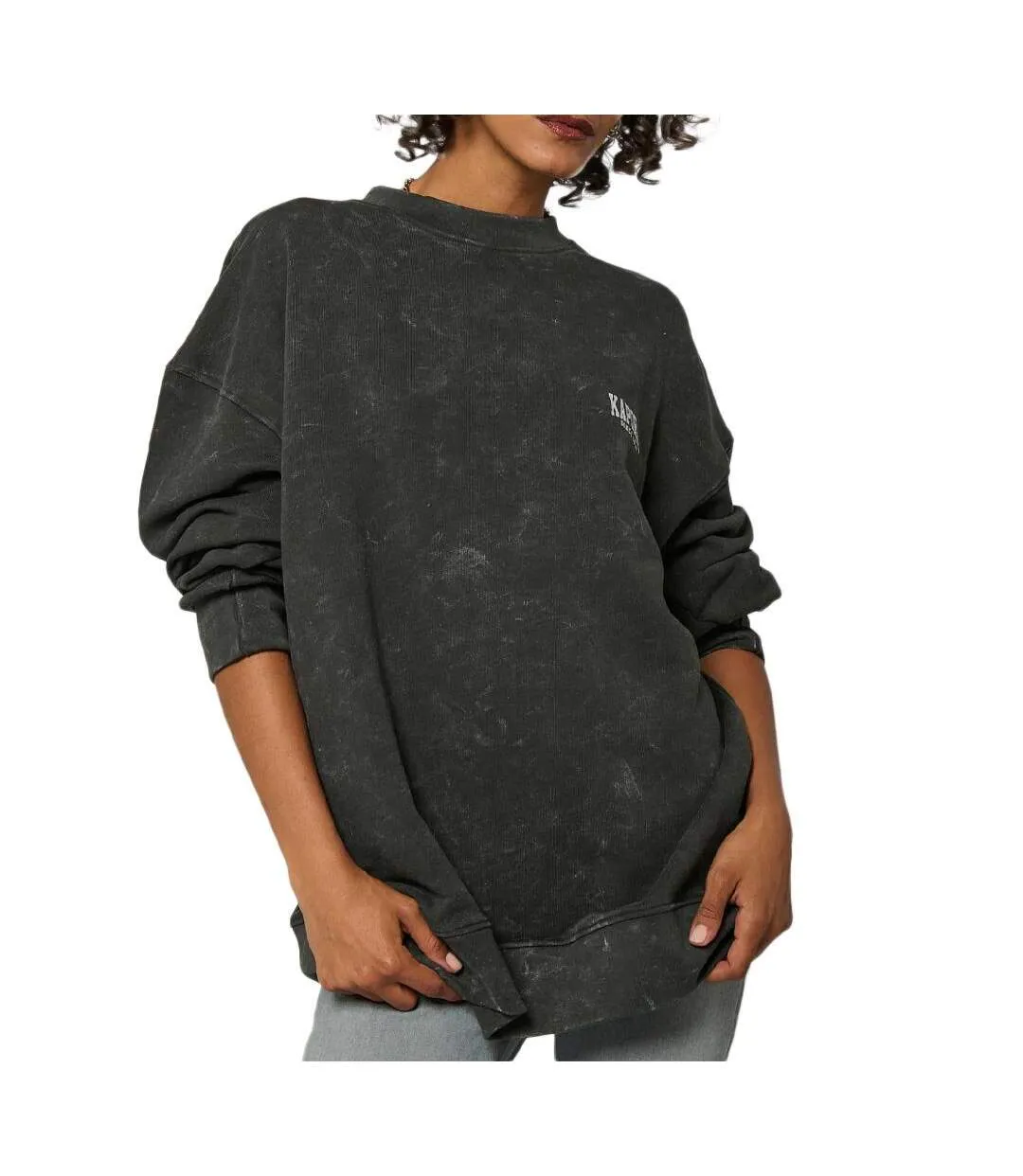 Sweat noir femme kaporal sogo-1