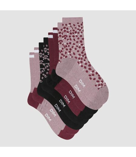 Lot de 4 Paires de Mi-Chaussettes Style Ecodim