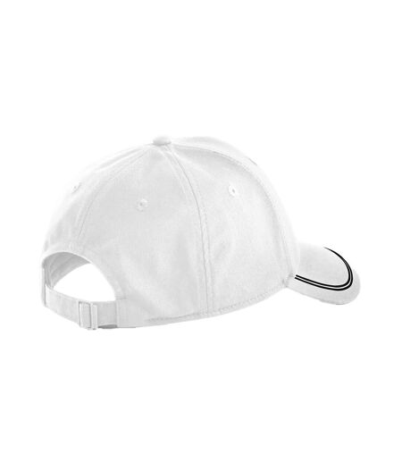 Casquette De Baseball Match Day Blanc Noir Beechfield