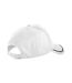 Casquette De Baseball Match Day Blanc Noir Beechfield-2