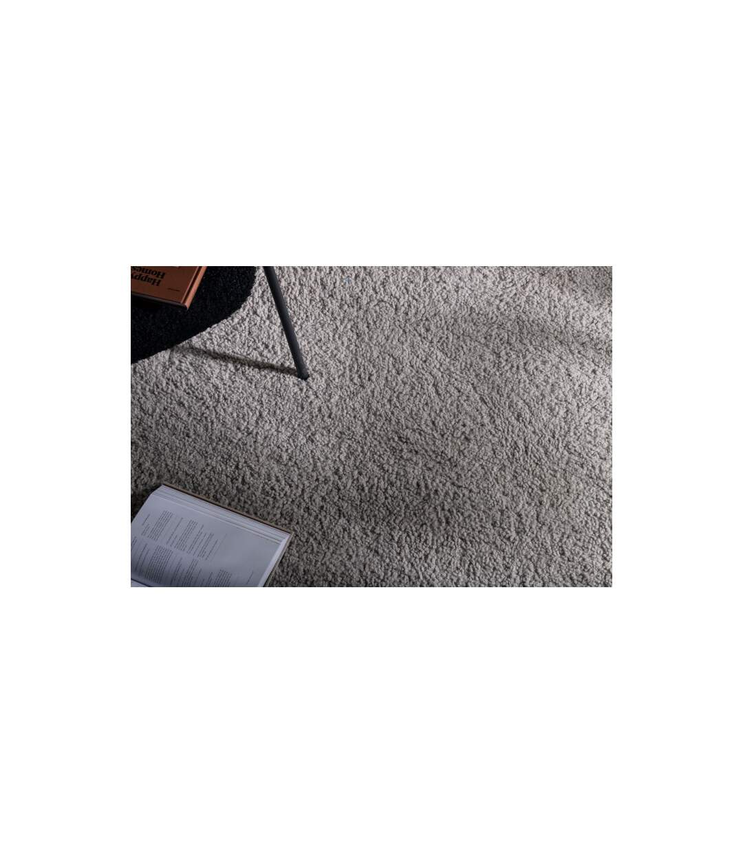 Tapis Déco Teddy 200x300cm Gris-5