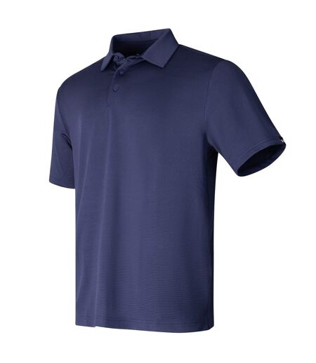 Polo playoff 3.0 homme blanc / bleu nuit Under Armour