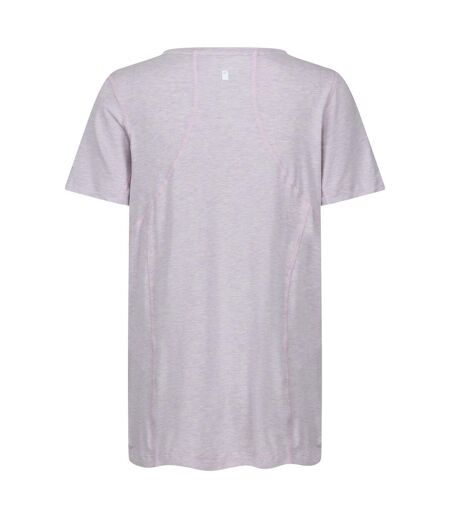 T-shirt ballyton femme lilas pâle Regatta