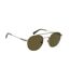 Unisex Adult Round Frame Beach Sunglasses One Size Gold Levis-3