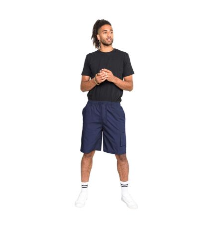 Duke Mens Nick D555 Elasticated Waist Cargo Shorts (Navy) - UTDC224