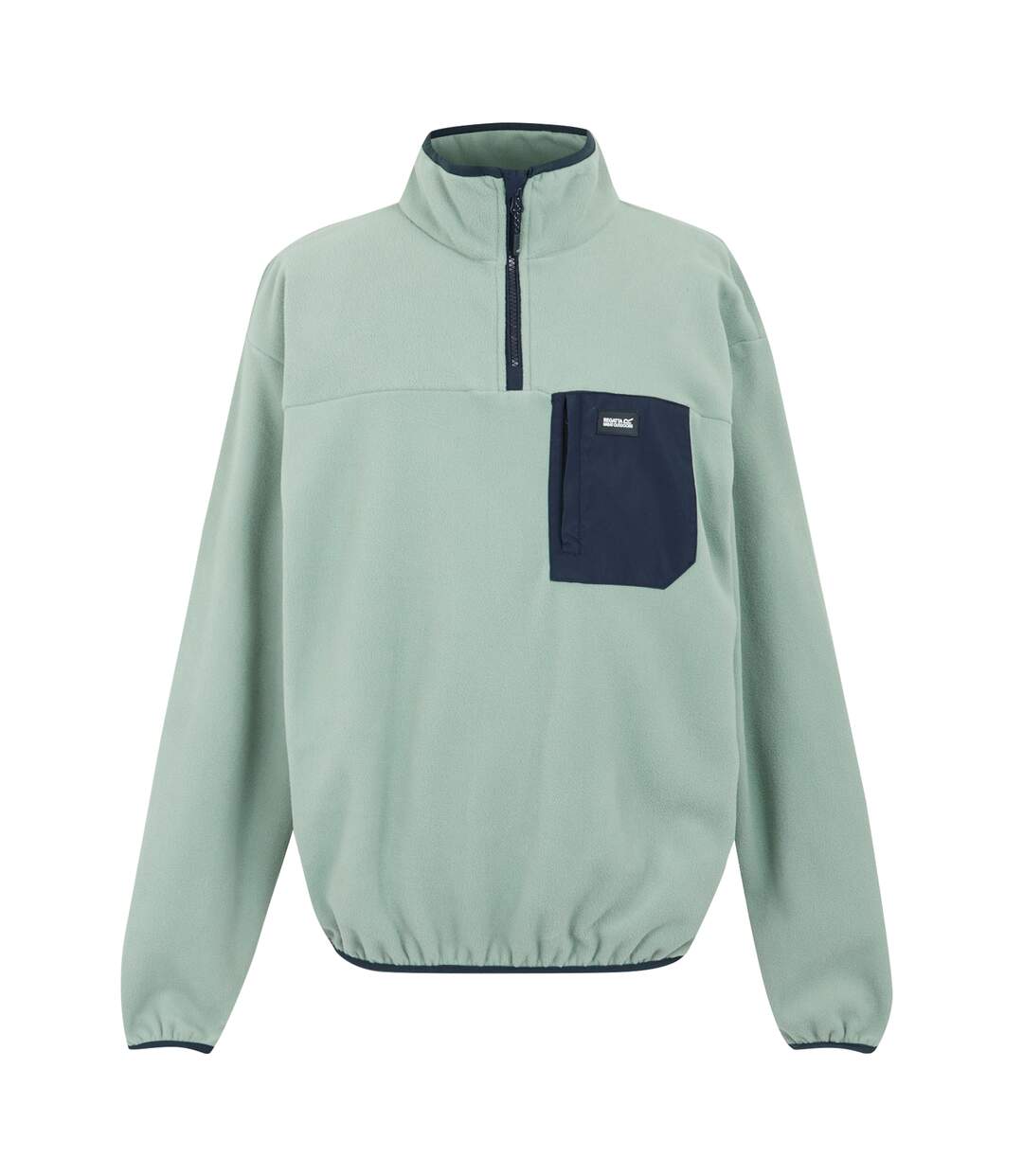 Mens frankie half zip fleece top glacier/navy Regatta