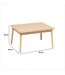 Table basse compacte effet chêne naturel ABANA - Beige-3