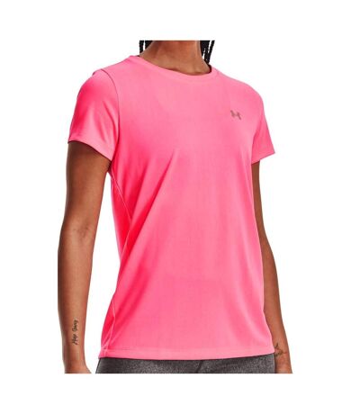 T-shirt Rose Femme Under Armour Solid - L