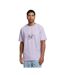 Mens Vive La Liberte Oversized T-shirt Lilas Mister Tee-1