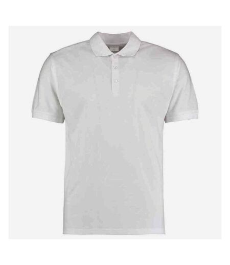 Polo klassic homme blanc Kustom Kit Kustom Kit