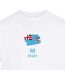 Mens Fiji Rugby Flag T-shirt White AWD-3