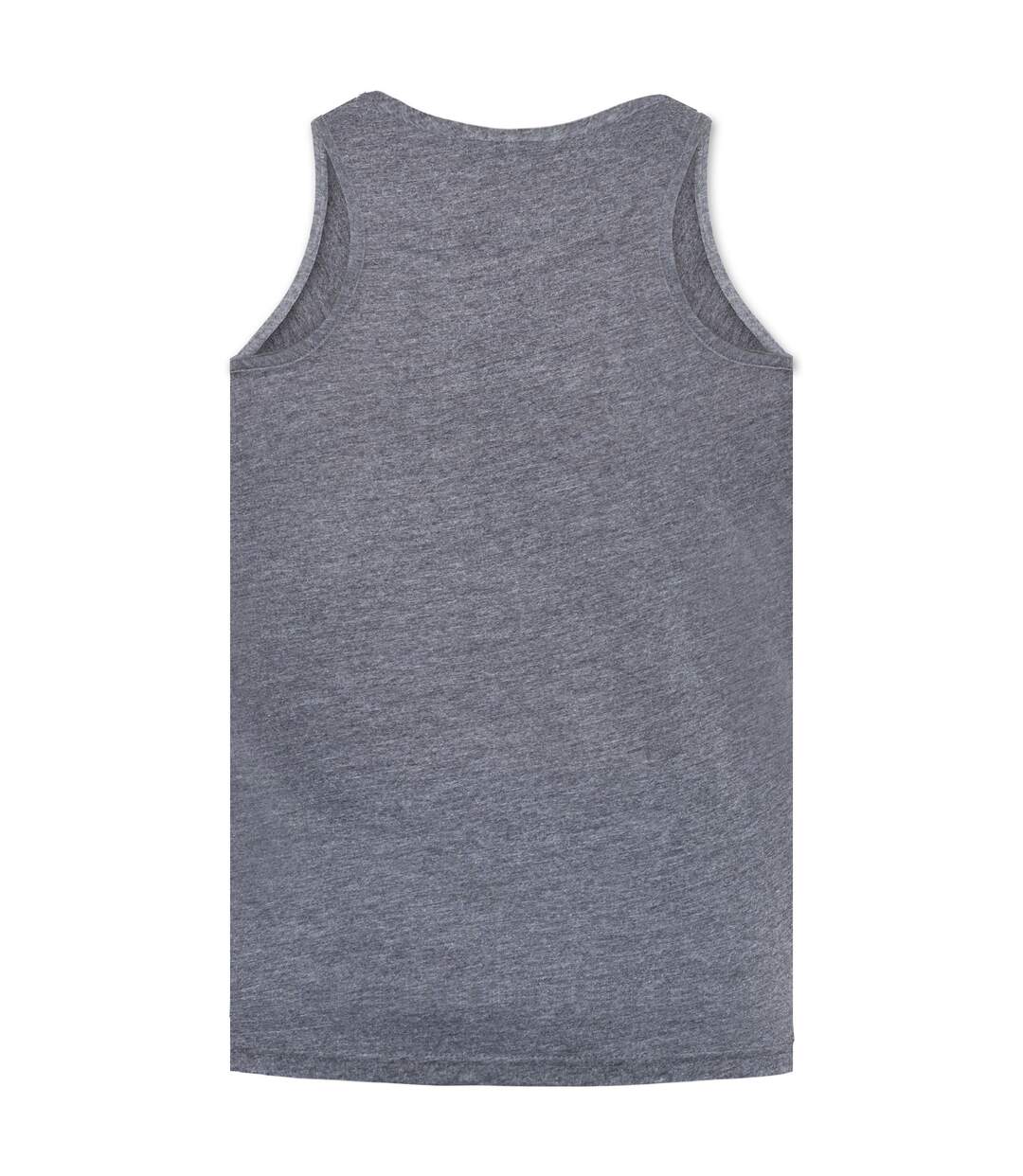 Duke Mens Fabio-2 Kingsize Muscle Vest (Charcoal Melange) - UTDC172-2