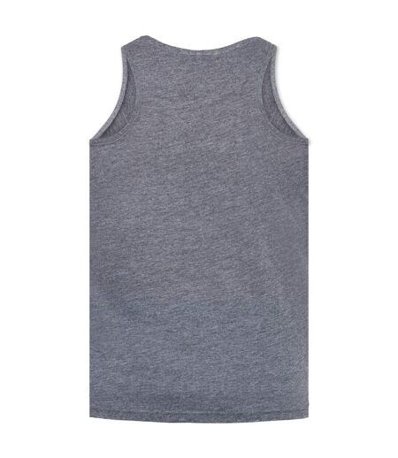 Duke Mens Fabio-2 Kingsize Muscle Vest (Charcoal Melange) - UTDC172