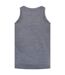 Duke Mens Fabio-2 Kingsize Muscle Vest (Charcoal Melange) - UTDC172-2