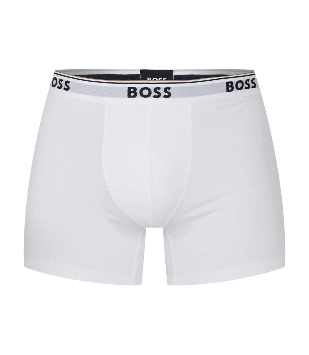 Pack Of 3  Mens Boxer Shorts  Black White Grey Boss-2