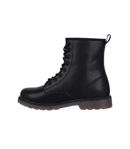 Womens/ladies Brandi Ankle Boots Black Miso