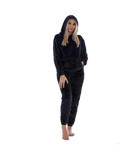Ensemble De Pyjama Long Femme Noir Keanu