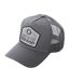 Casquette Trucker Sport Motif/style Logo Plate Gris Noir Societe Noir-1