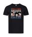 Unisex Adult Union Jack The Rolling Stones T-shirt Black Amplified-1