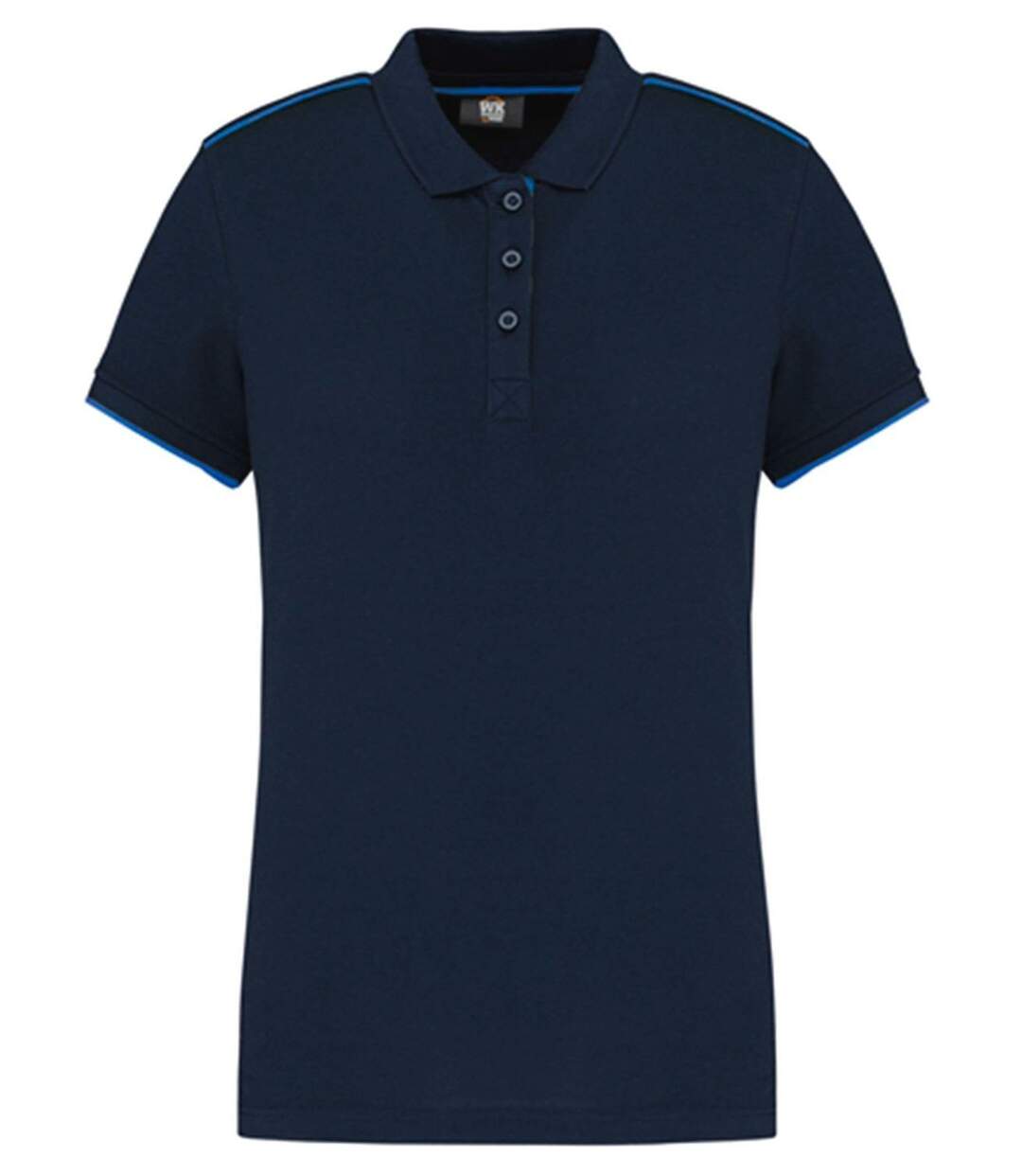 Polo professionnel DayToDay pour femme - WK271 - bleu marine et bleu roi-2