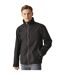 Mens Waterproof Soft Shell Jacket Black Mineral Grey Regatta Professional-2