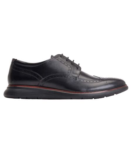 Chaussures Brogues Flight Homme Noir Base London