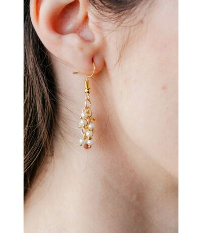 Gold and Silver Small Pearl Poth Dainty Pearl Delicate Dainty Drop Hook Earrings